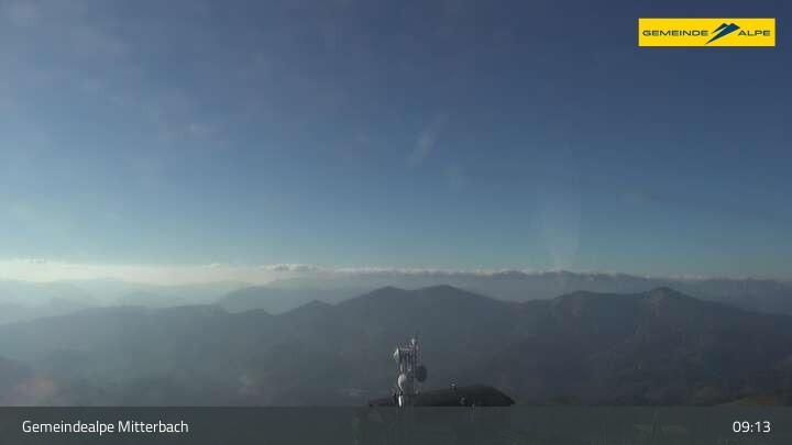 Archiv Foto Webcam Mitterbach - Bergstation Gemeindealpe Gipfelbahn