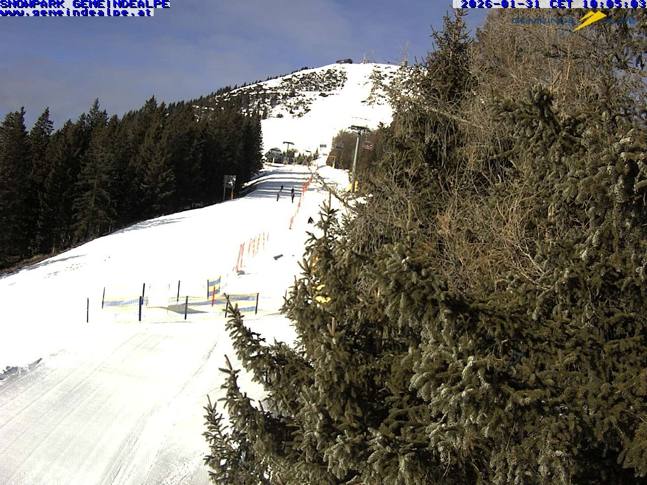 Archiv Foto Webcam Mitterbach - Gemeindealpe Snowpark