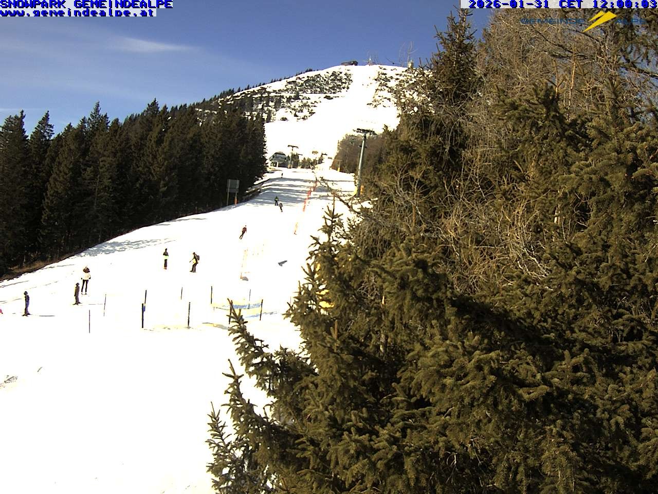 Archiv Foto Webcam Mitterbach - Gemeindealpe Snowpark