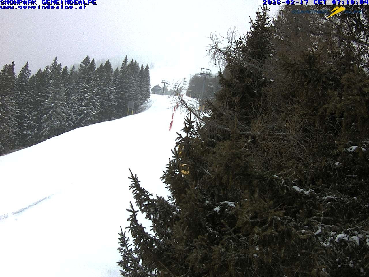 Archiv Foto Webcam Mitterbach - Gemeindealpe Snowpark