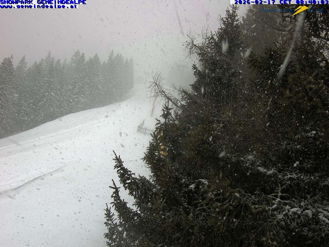 Archiv Foto Webcam Mitterbach - Gemeindealpe Snowpark