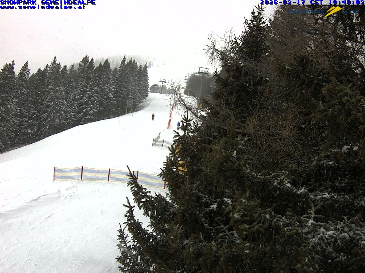 Archiv Foto Webcam Mitterbach - Gemeindealpe Snowpark