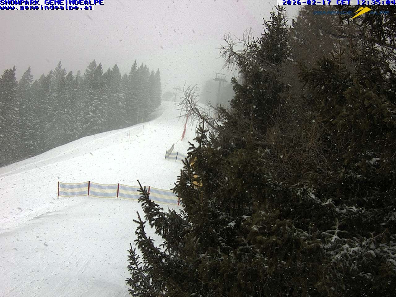 Archiv Foto Webcam Mitterbach - Gemeindealpe Snowpark