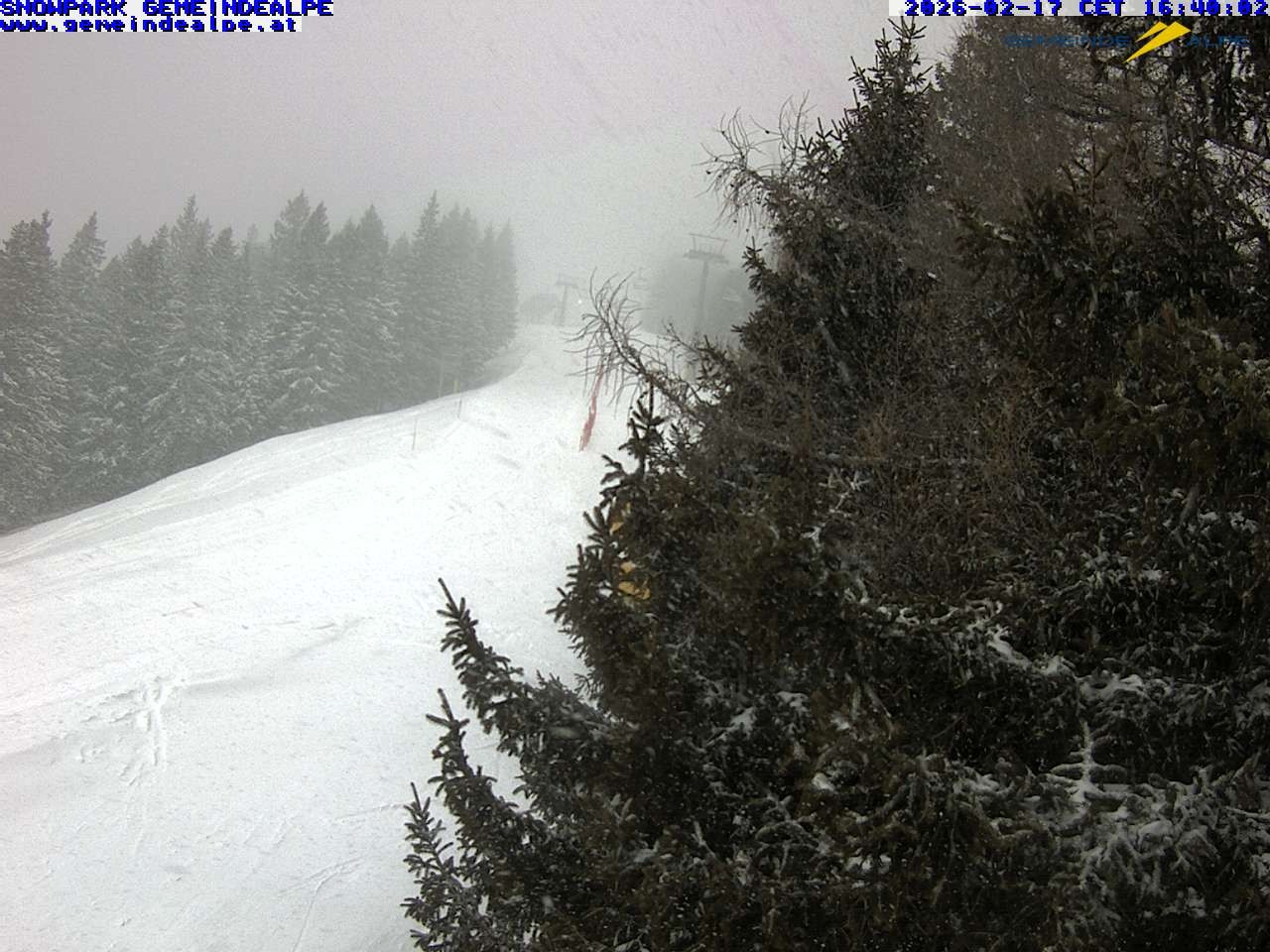 Archiv Foto Webcam Mitterbach - Gemeindealpe Snowpark