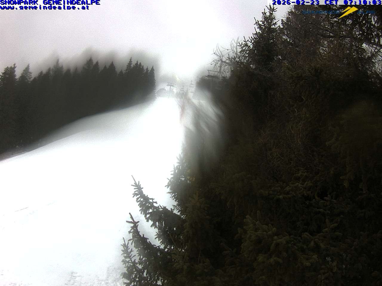 Archiv Foto Webcam Mitterbach - Gemeindealpe Snowpark