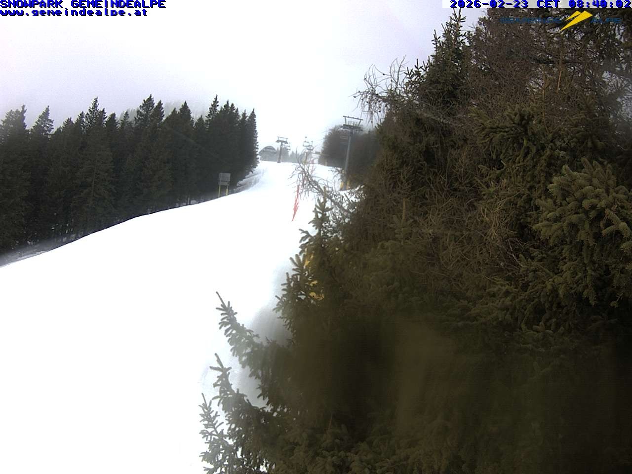 Archiv Foto Webcam Mitterbach - Gemeindealpe Snowpark