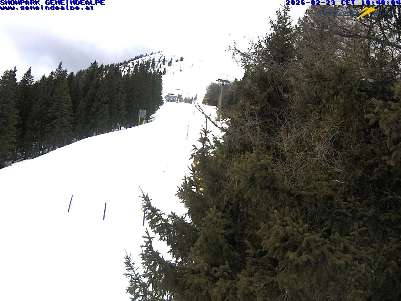Archiv Foto Webcam Mitterbach - Gemeindealpe Snowpark