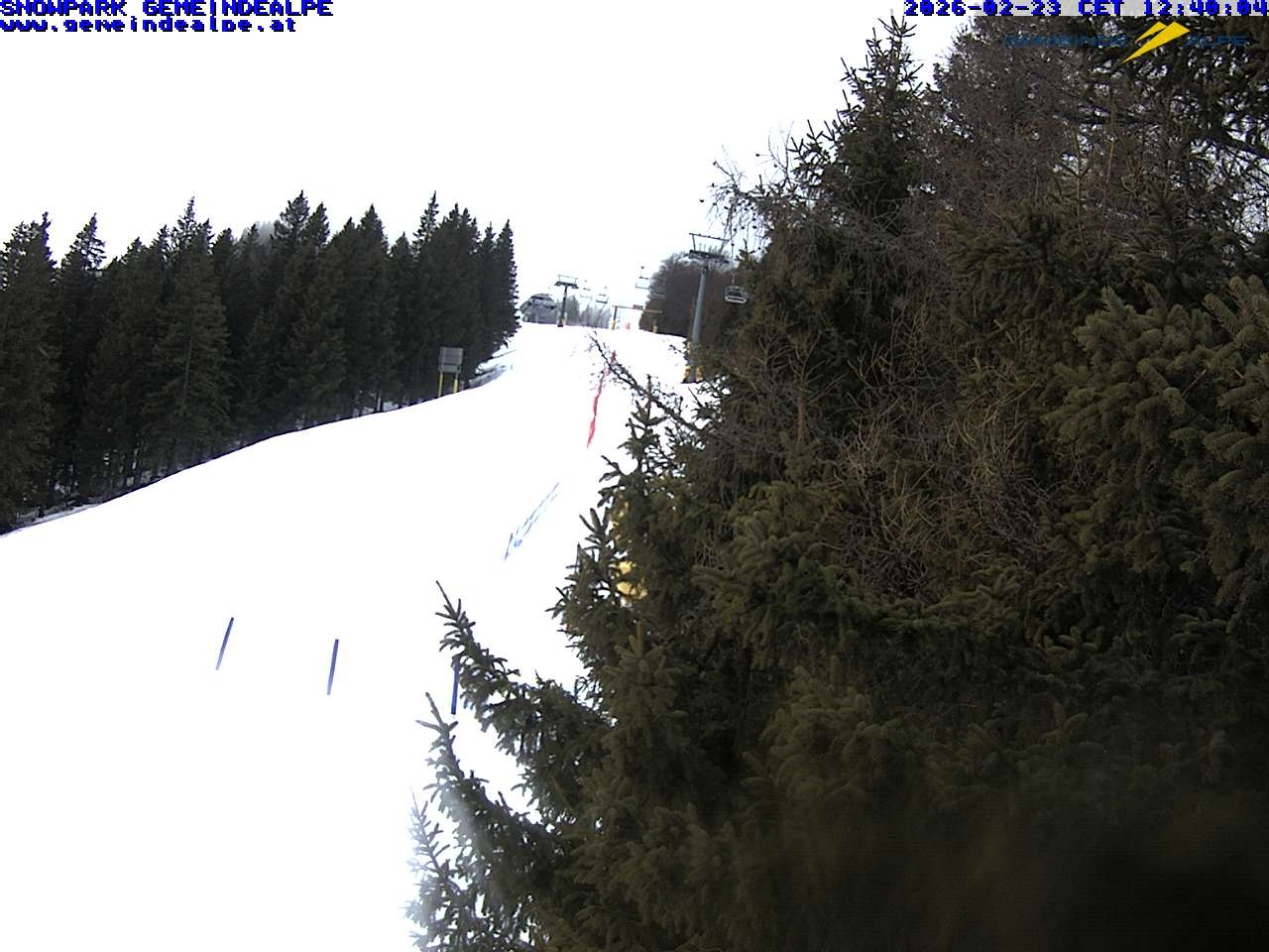 Archiv Foto Webcam Mitterbach - Gemeindealpe Snowpark