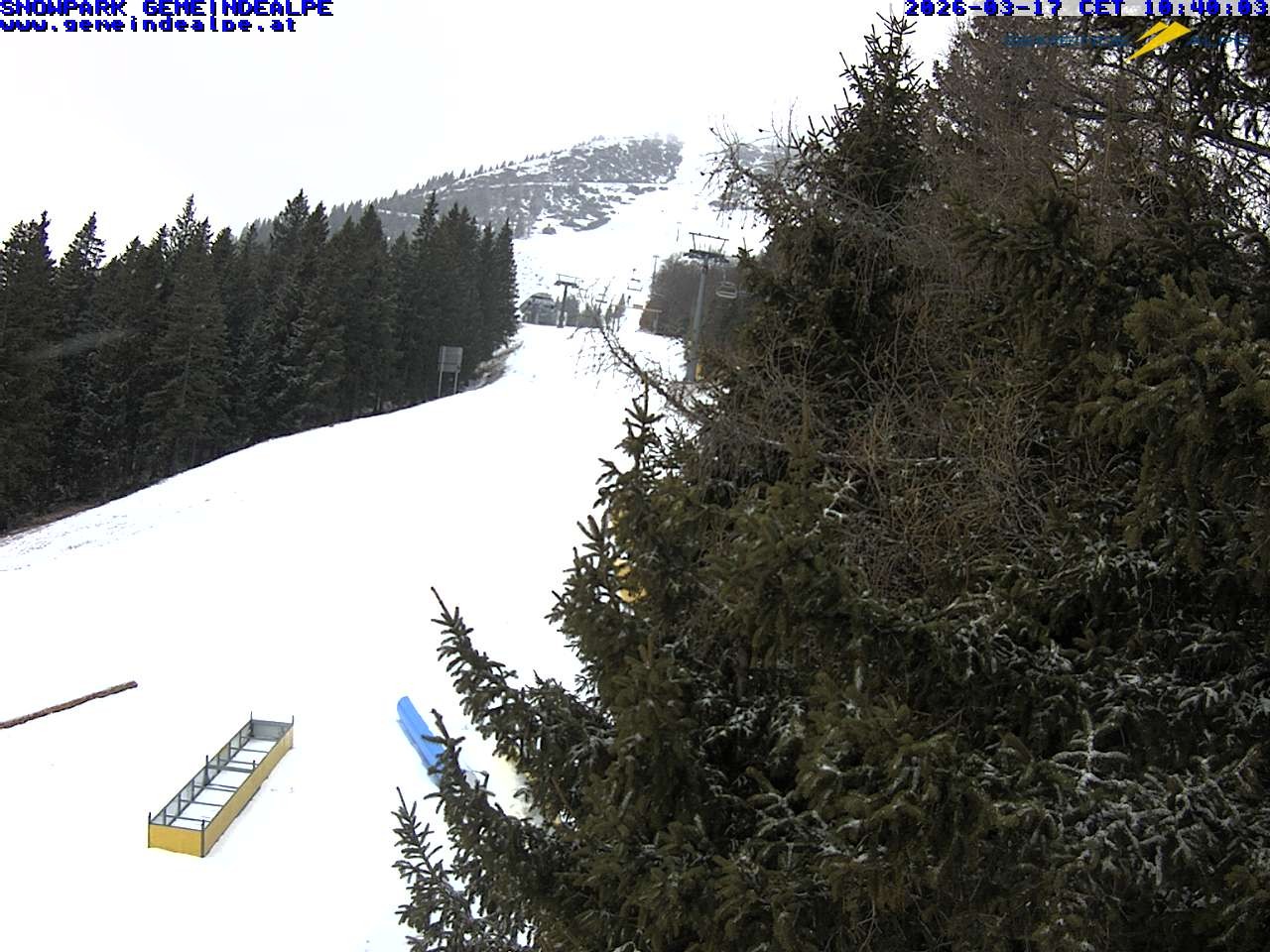 Archiv Foto Webcam Mitterbach - Gemeindealpe Snowpark