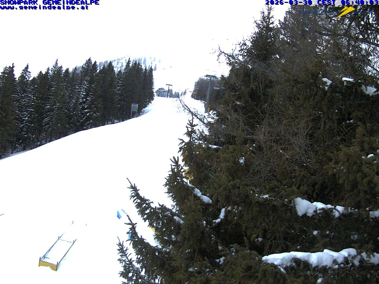 Archiv Foto Webcam Mitterbach - Gemeindealpe Snowpark