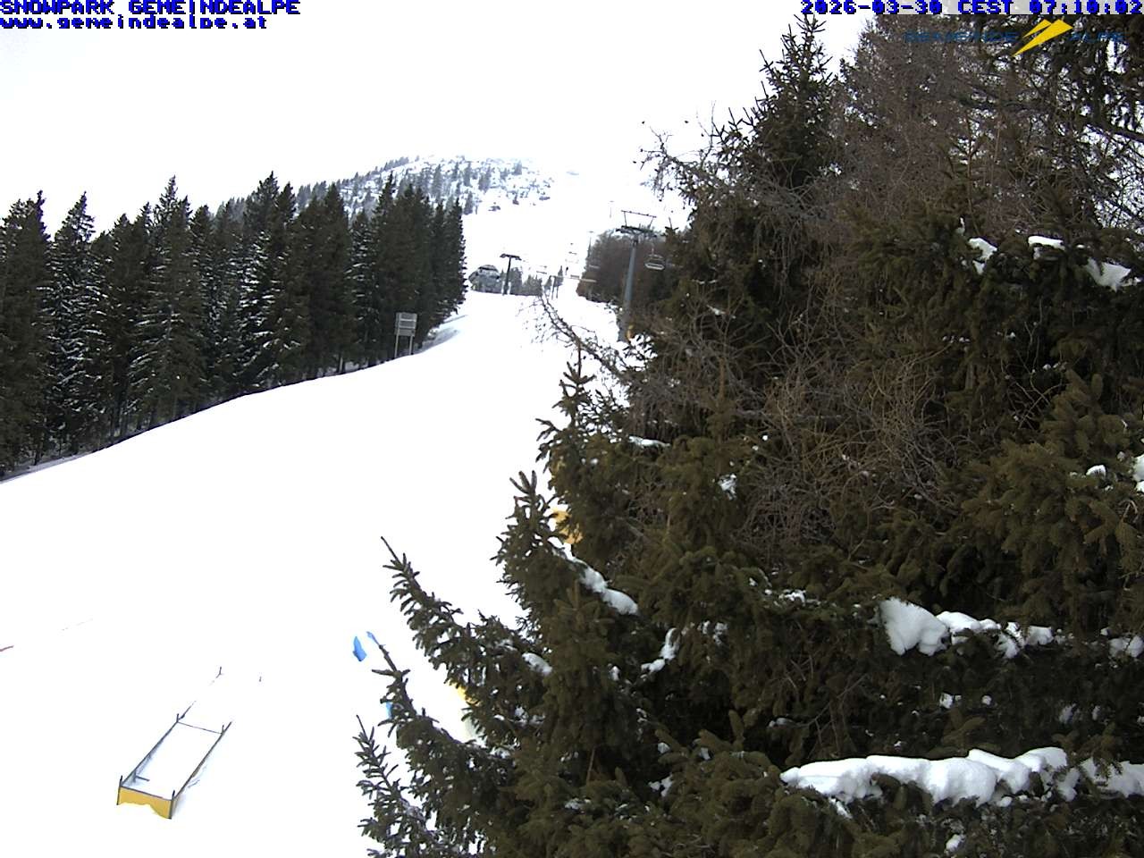 Archiv Foto Webcam Mitterbach - Gemeindealpe Snowpark