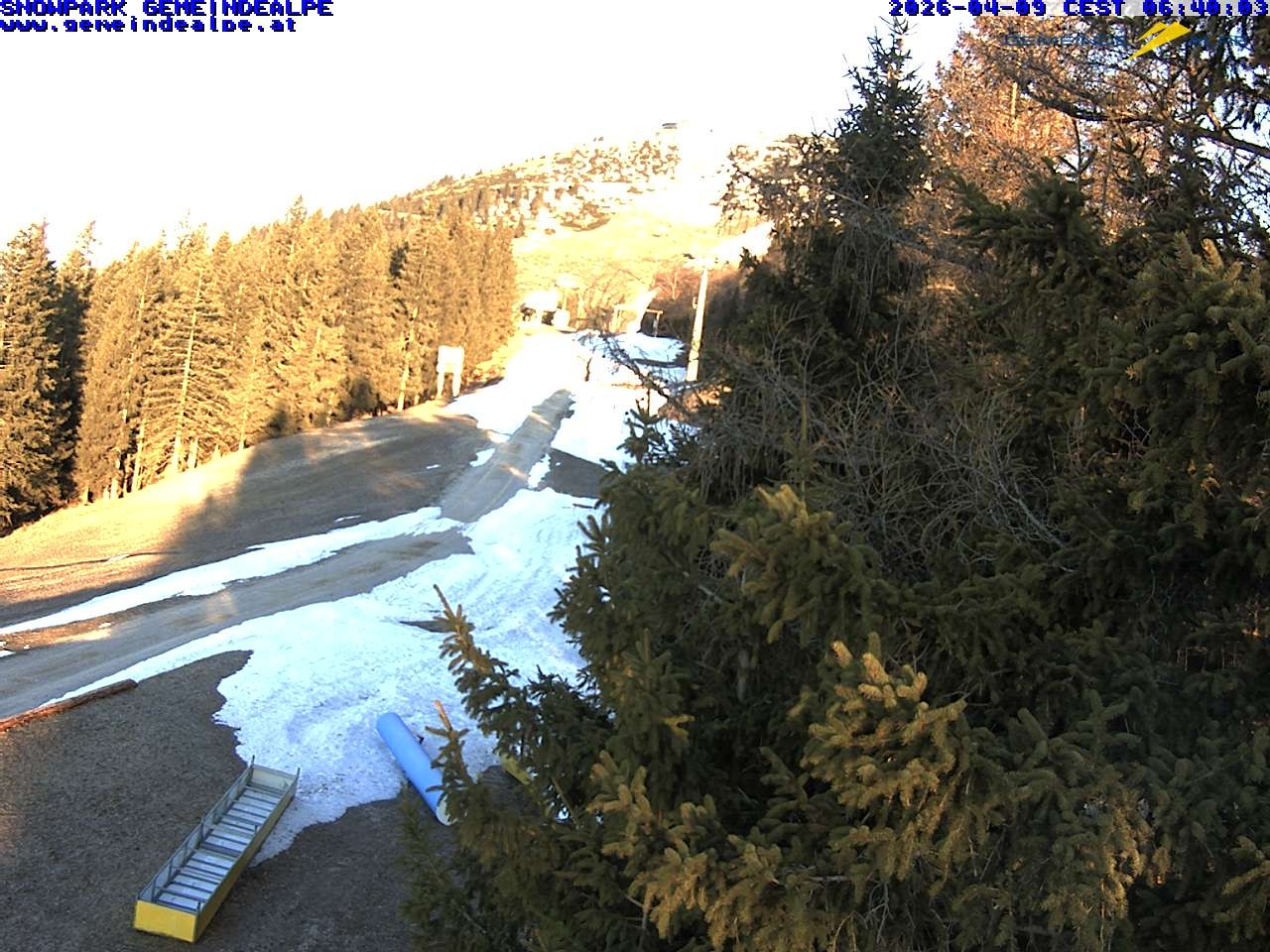 Archiv Foto Webcam Mitterbach - Gemeindealpe Snowpark