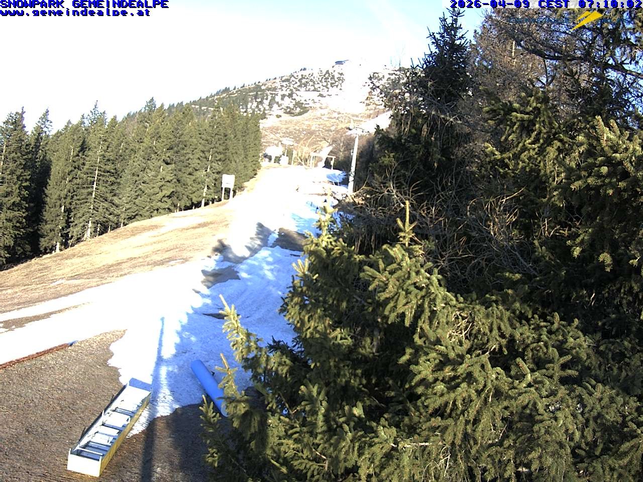Archiv Foto Webcam Mitterbach - Gemeindealpe Snowpark