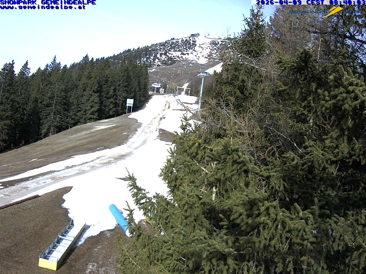 Archiv Foto Webcam Mitterbach - Gemeindealpe Snowpark