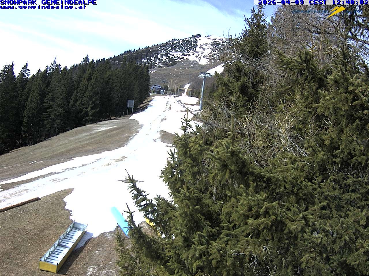 Archiv Foto Webcam Mitterbach - Gemeindealpe Snowpark