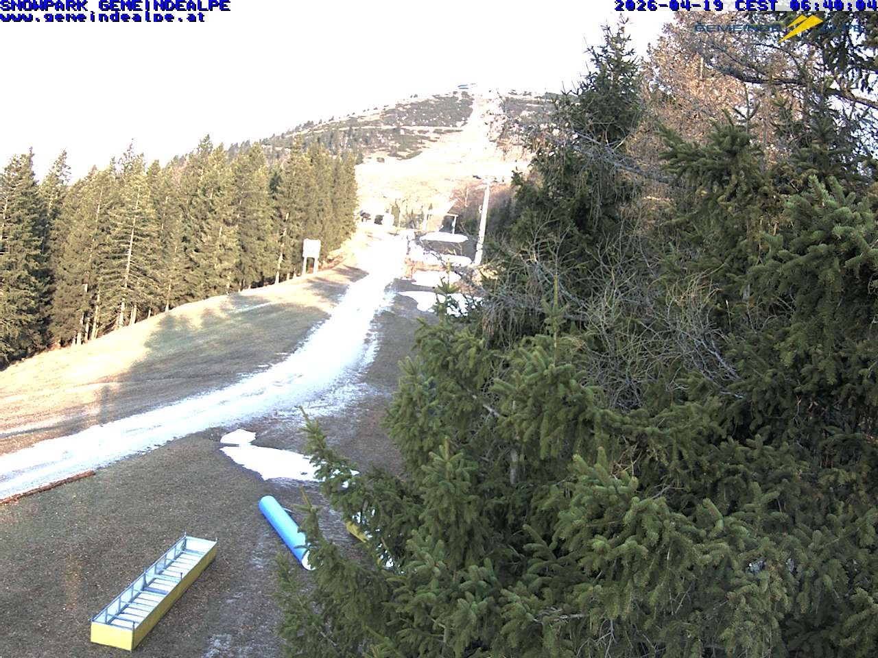 Archiv Foto Webcam Mitterbach - Gemeindealpe Snowpark