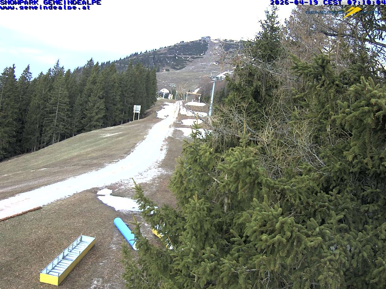 Archiv Foto Webcam Mitterbach - Gemeindealpe Snowpark