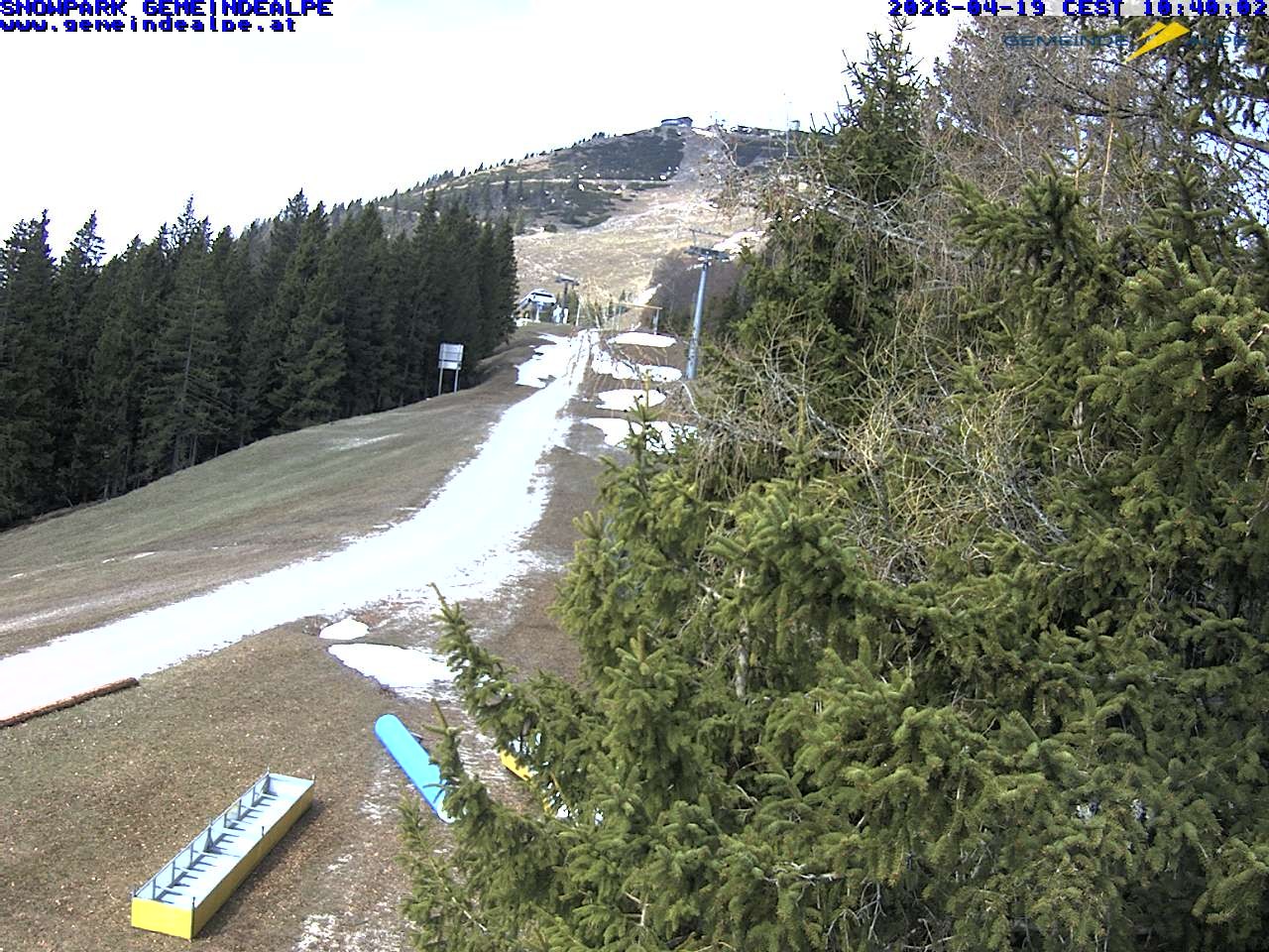Archiv Foto Webcam Mitterbach - Gemeindealpe Snowpark