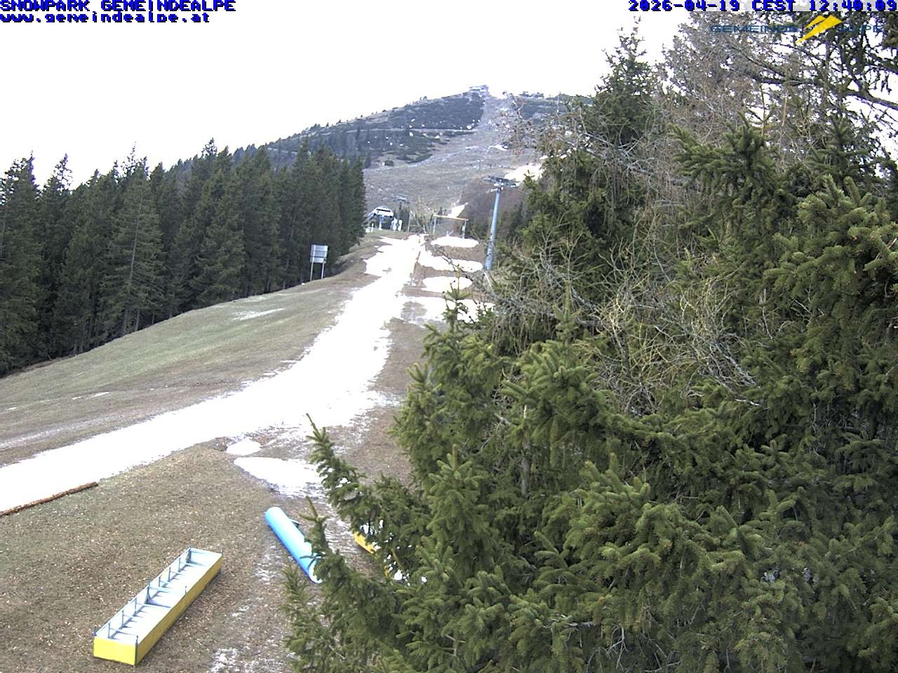 Archiv Foto Webcam Mitterbach - Gemeindealpe Snowpark