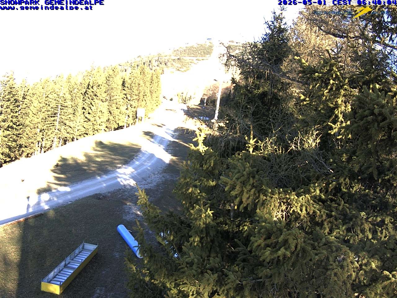 Archiv Foto Webcam Mitterbach - Gemeindealpe Snowpark