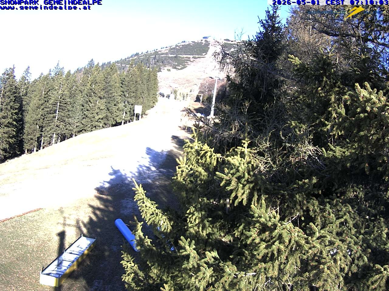 Archiv Foto Webcam Mitterbach - Gemeindealpe Snowpark