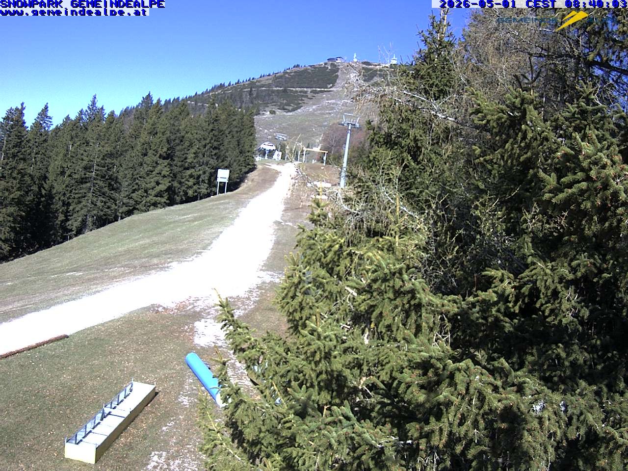 Archiv Foto Webcam Mitterbach - Gemeindealpe Snowpark