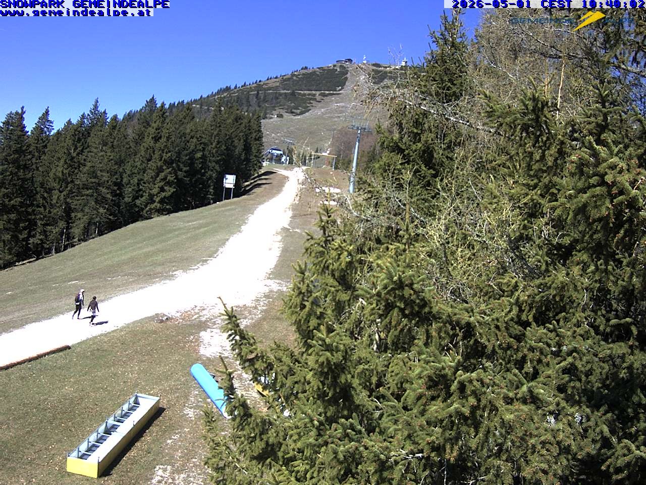 Archiv Foto Webcam Mitterbach - Gemeindealpe Snowpark