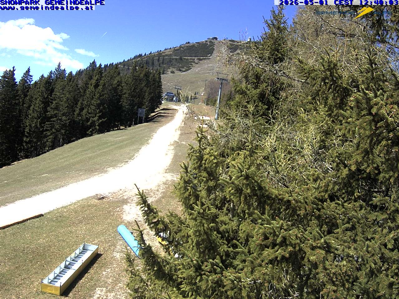 Archiv Foto Webcam Mitterbach - Gemeindealpe Snowpark