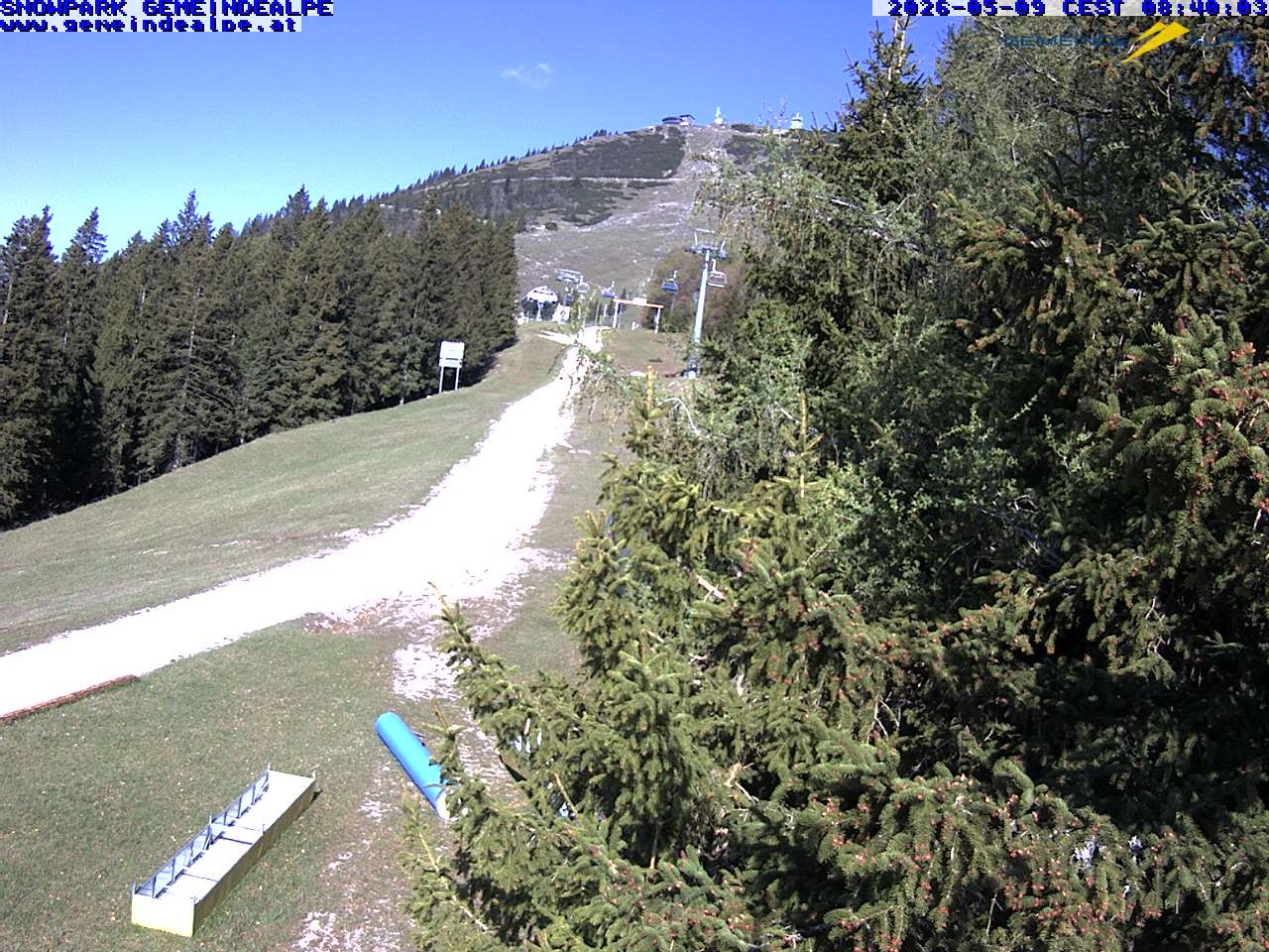 Archiv Foto Webcam Mitterbach - Gemeindealpe Snowpark