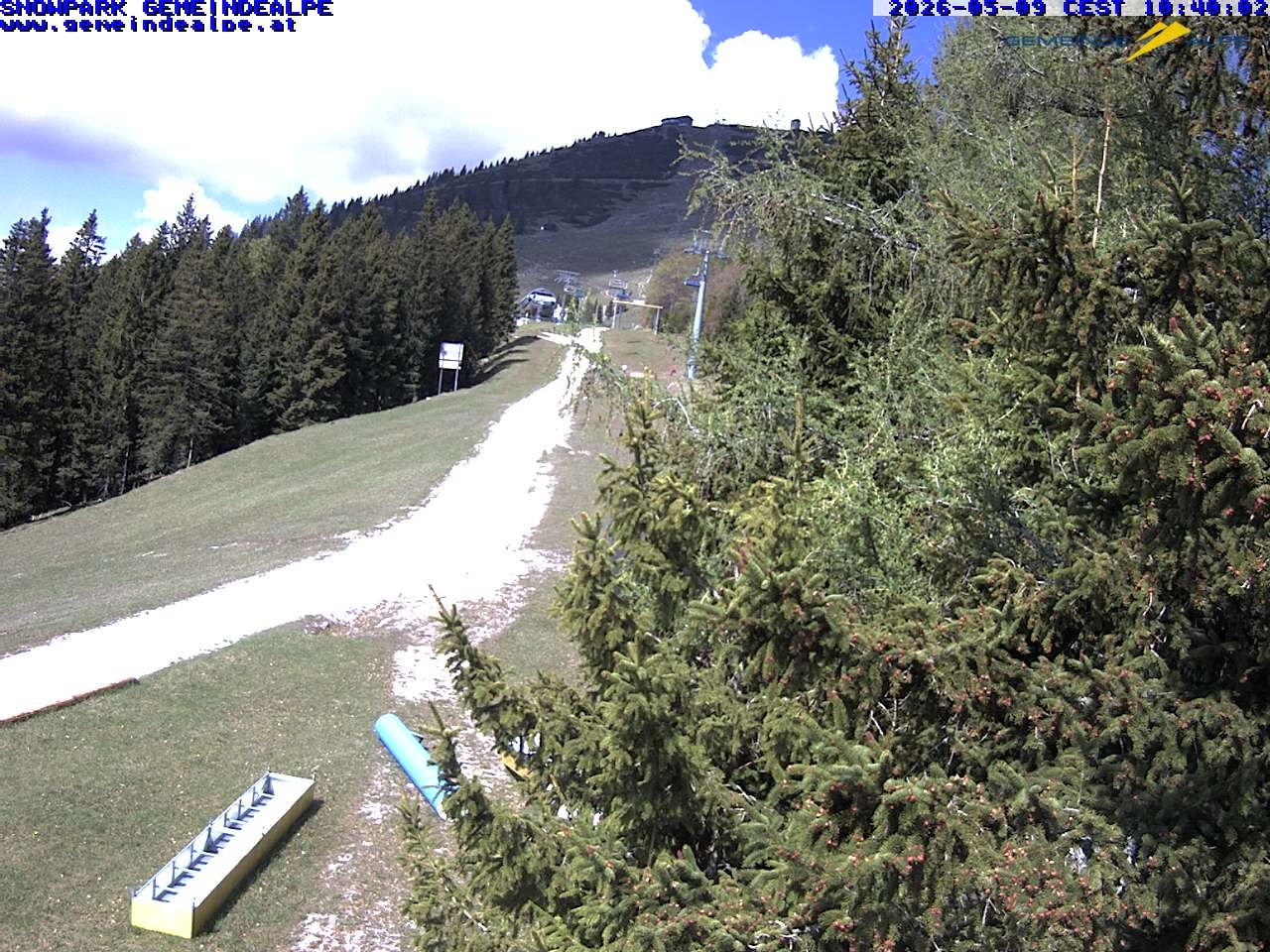 Archiv Foto Webcam Mitterbach - Gemeindealpe Snowpark