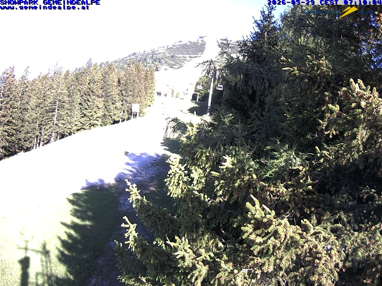 Archiv Foto Webcam Mitterbach - Gemeindealpe Snowpark
