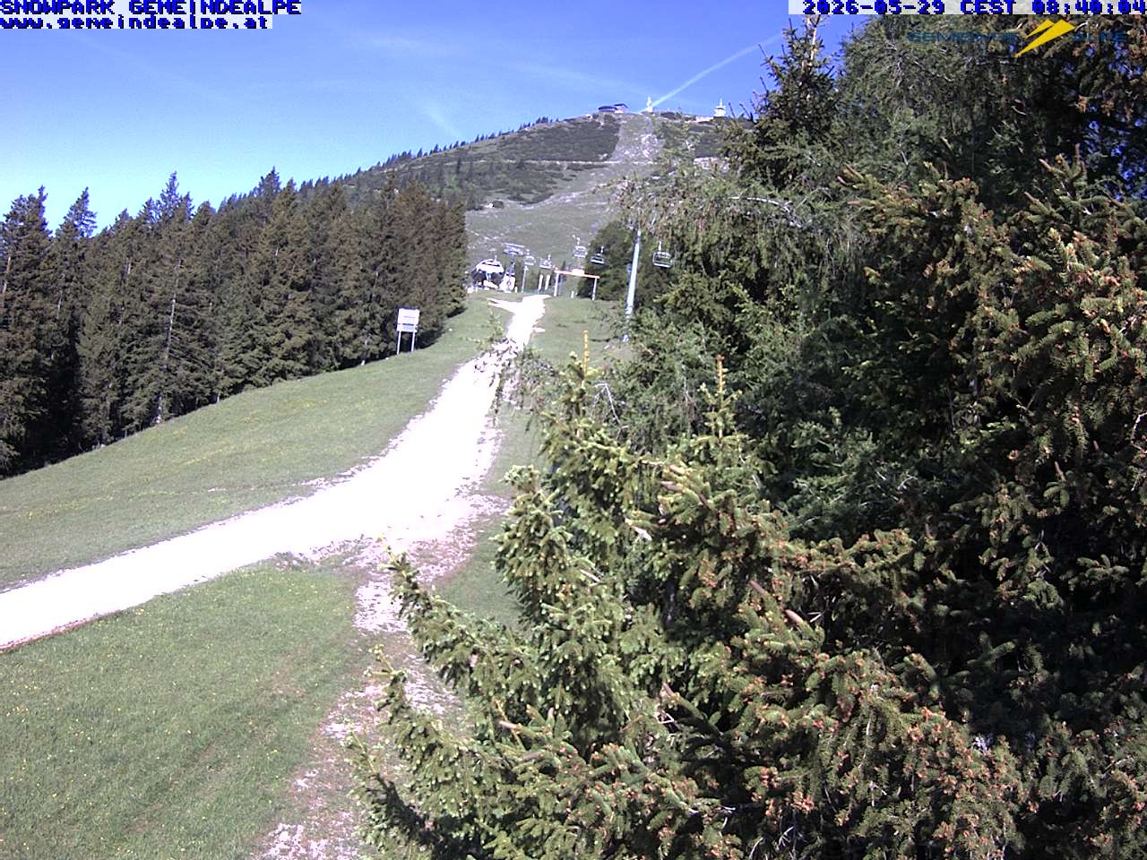 Archiv Foto Webcam Mitterbach - Gemeindealpe Snowpark