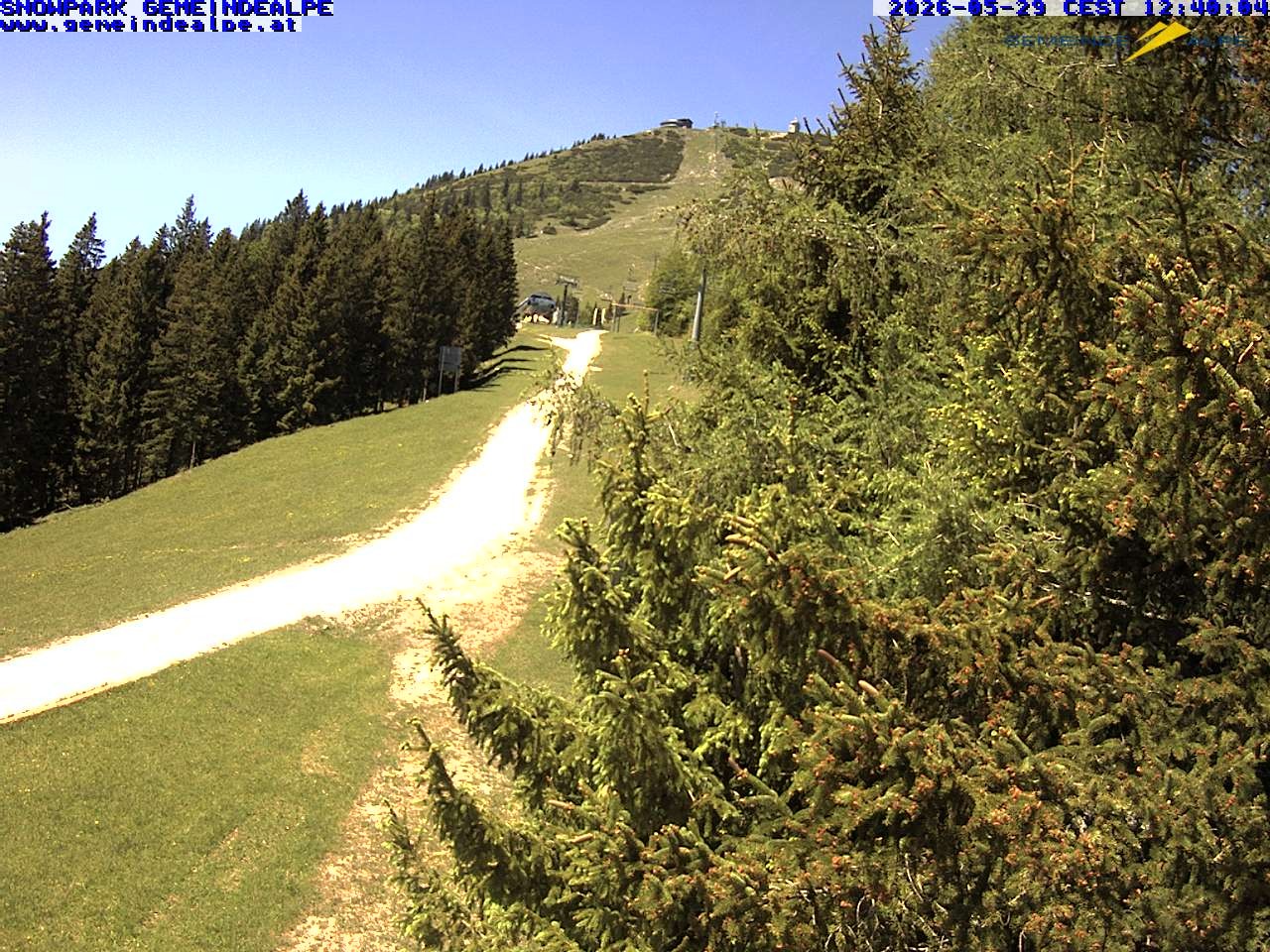 Archiv Foto Webcam Mitterbach - Gemeindealpe Snowpark