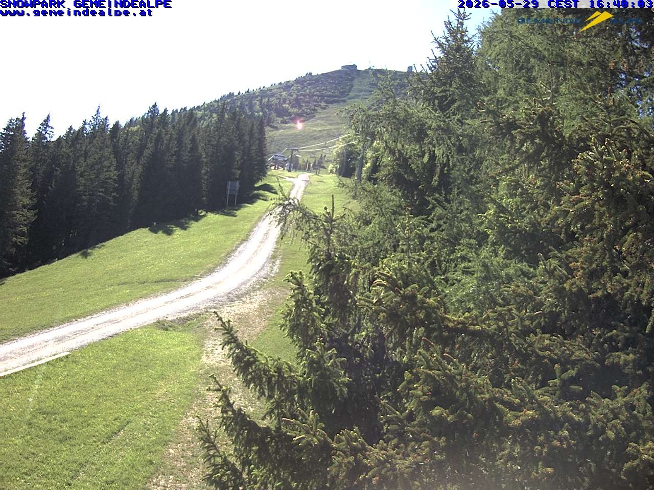 Archiv Foto Webcam Mitterbach - Gemeindealpe Snowpark