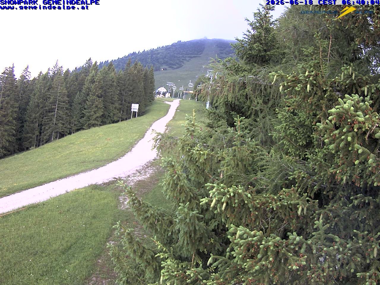 Archiv Foto Webcam Mitterbach - Gemeindealpe Snowpark