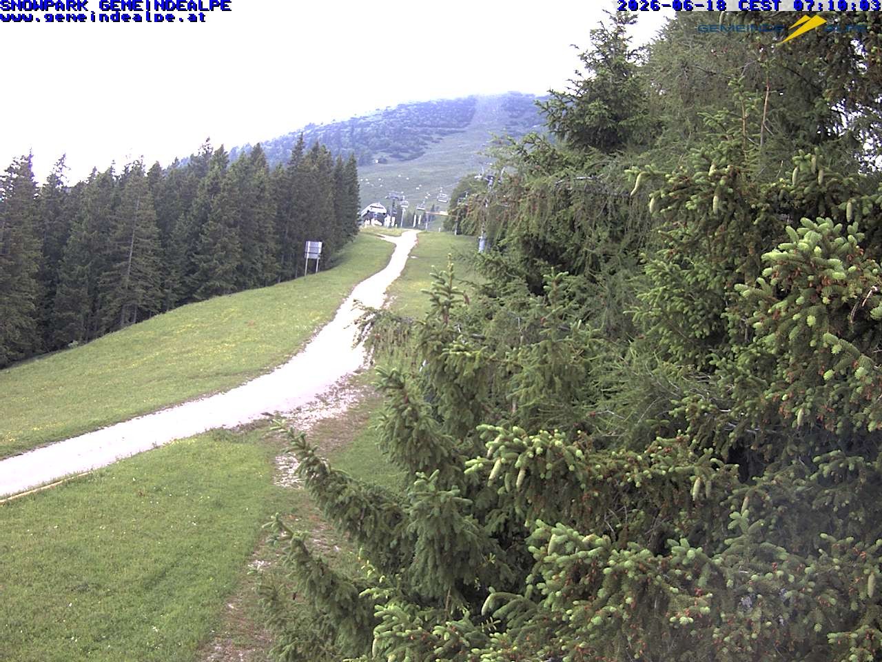 Archiv Foto Webcam Mitterbach - Gemeindealpe Snowpark
