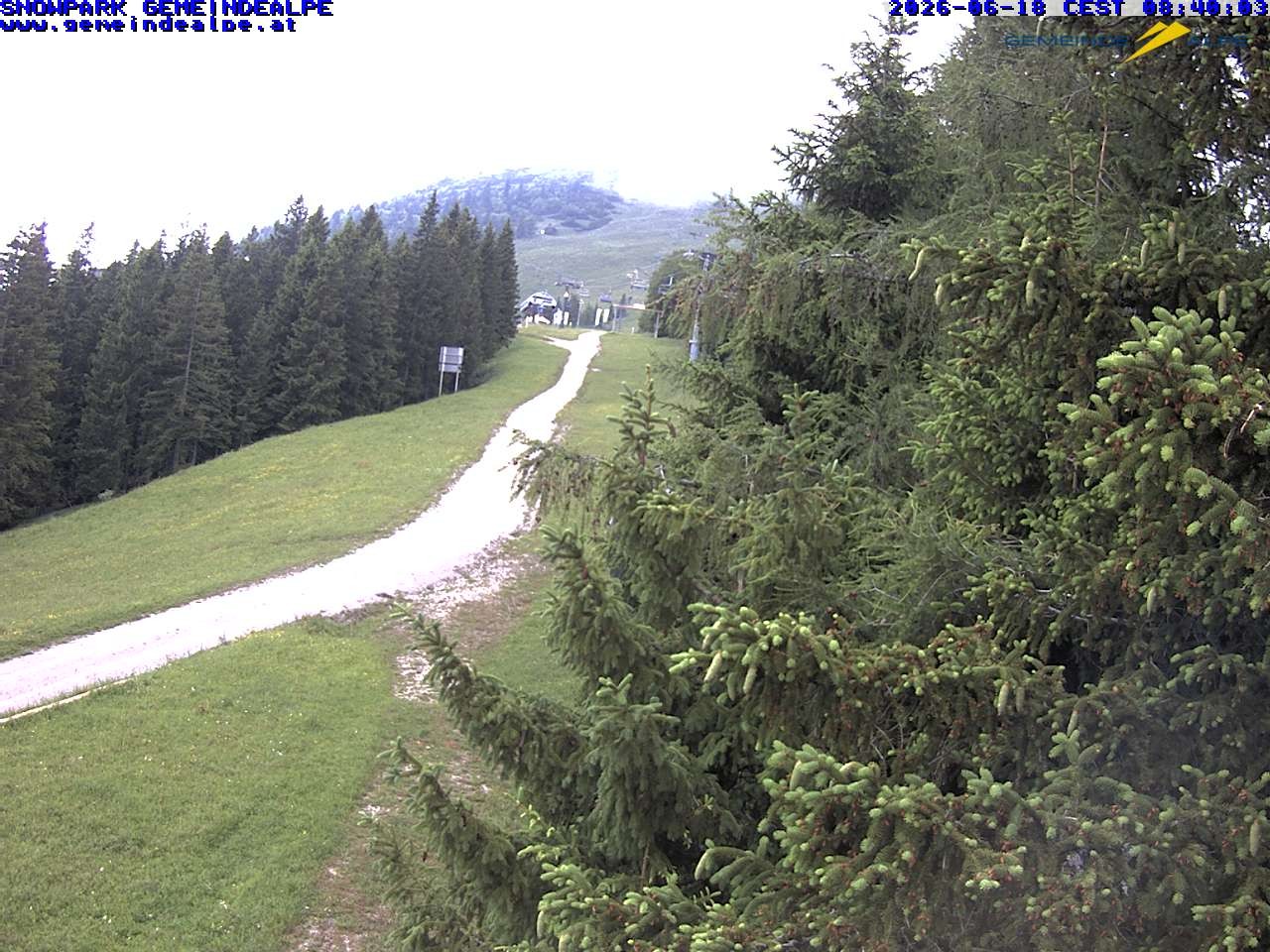 Archiv Foto Webcam Mitterbach - Gemeindealpe Snowpark
