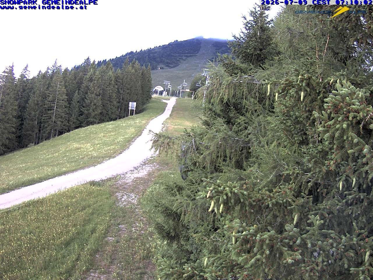 Archiv Foto Webcam Mitterbach - Gemeindealpe Snowpark