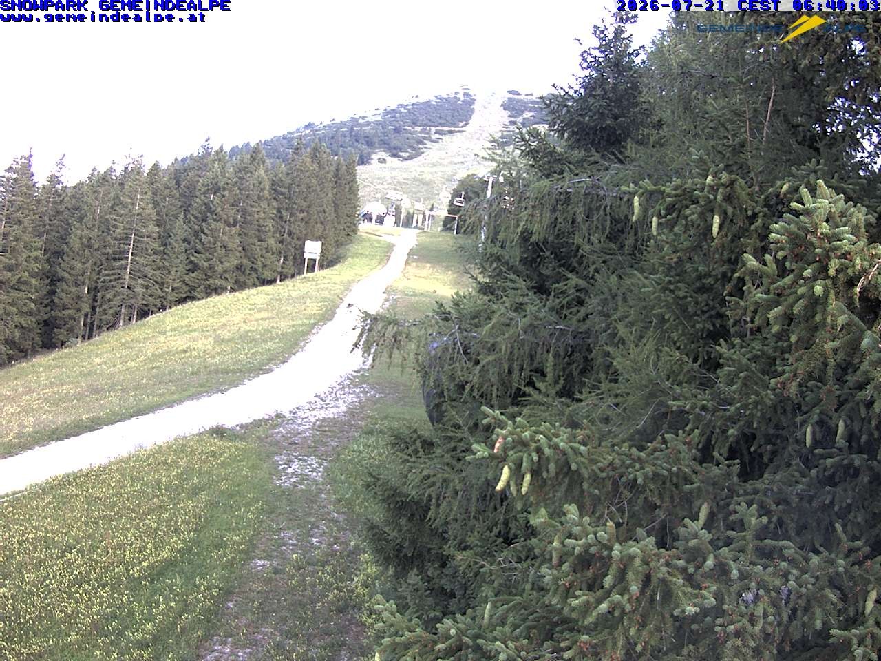 Archiv Foto Webcam Mitterbach - Gemeindealpe Snowpark