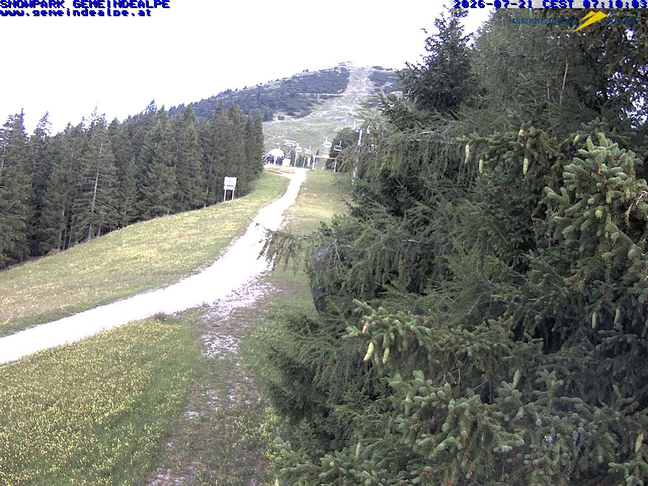 Archiv Foto Webcam Mitterbach - Gemeindealpe Snowpark
