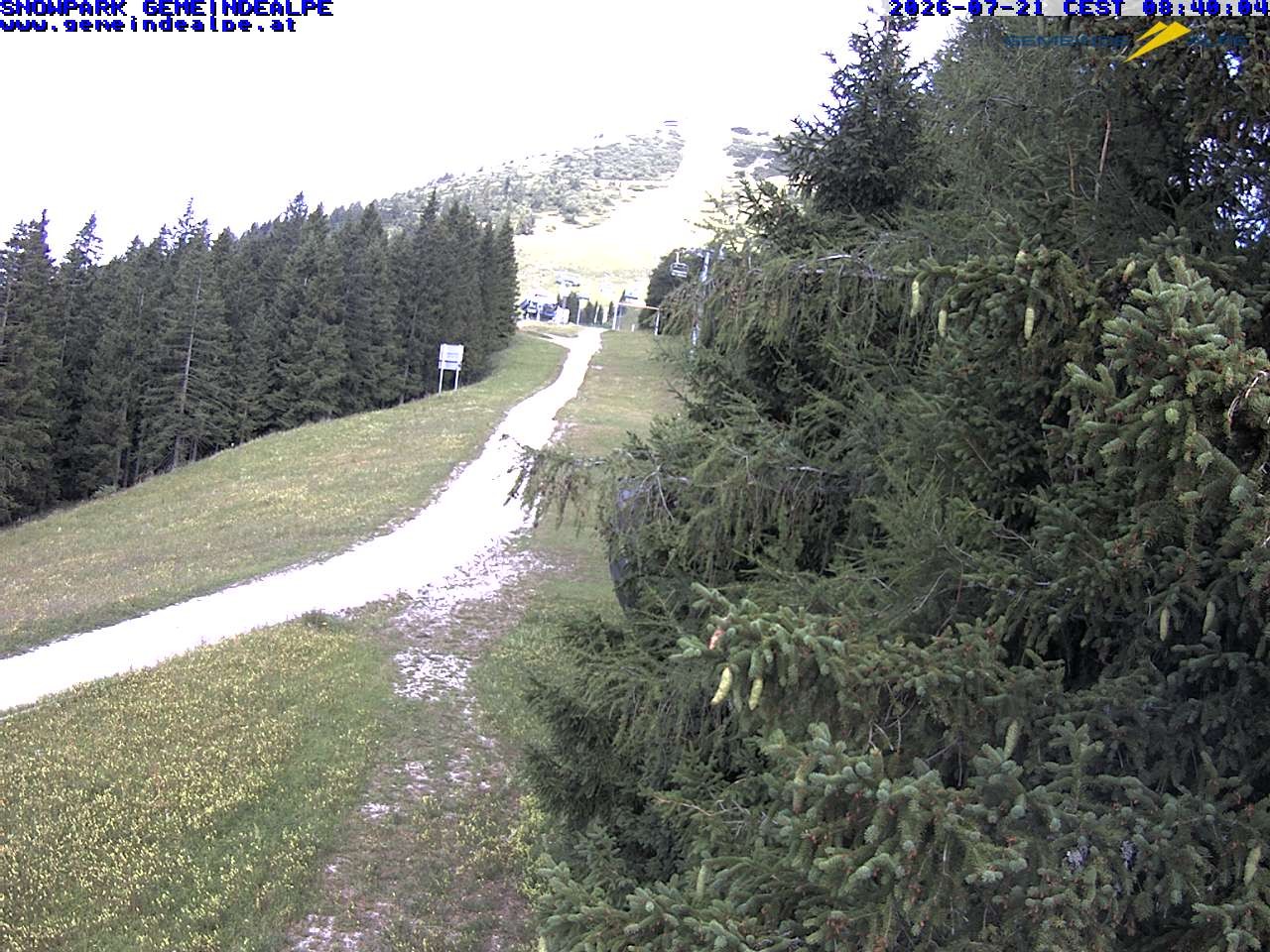 Archiv Foto Webcam Mitterbach - Gemeindealpe Snowpark