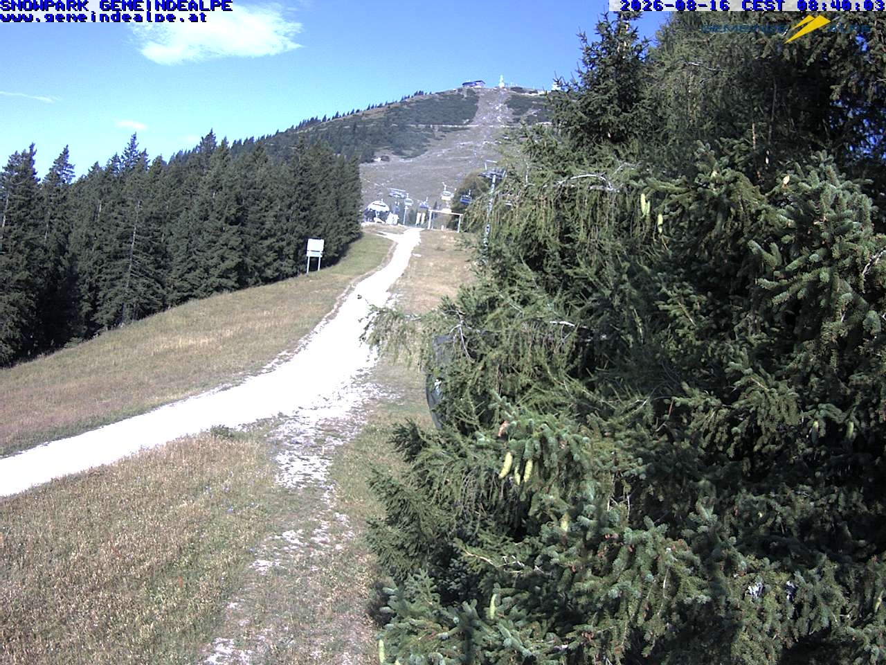 Archiv Foto Webcam Mitterbach - Gemeindealpe Snowpark