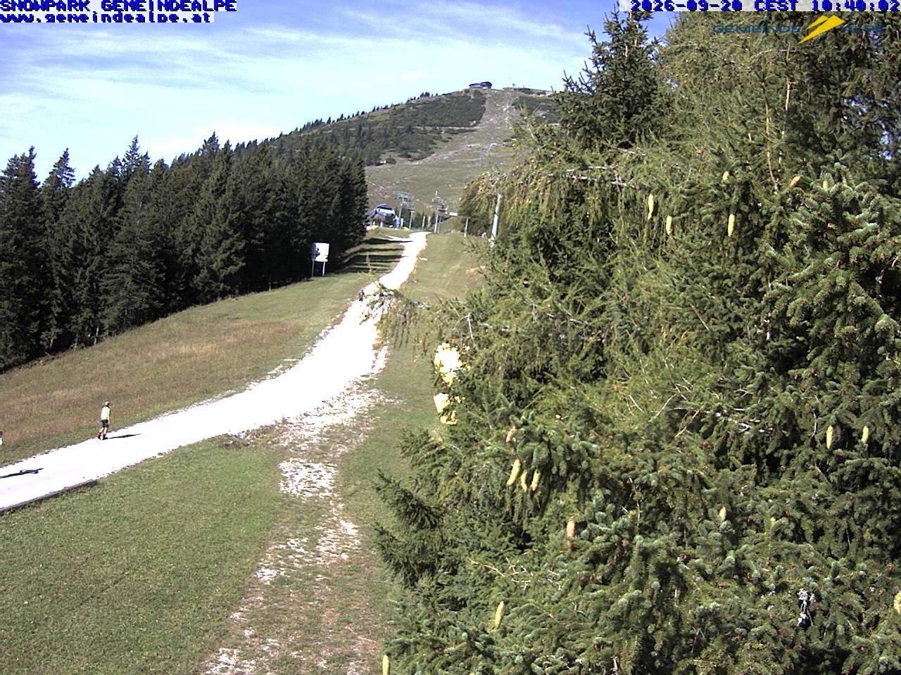 Archiv Foto Webcam Mitterbach - Gemeindealpe Snowpark