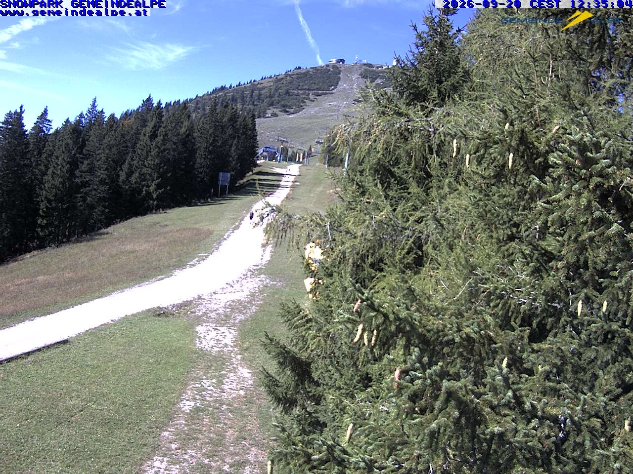 Archiv Foto Webcam Mitterbach - Gemeindealpe Snowpark