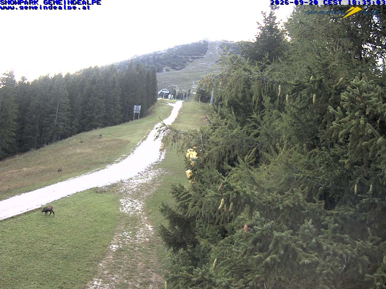 Archiv Foto Webcam Mitterbach - Gemeindealpe Snowpark