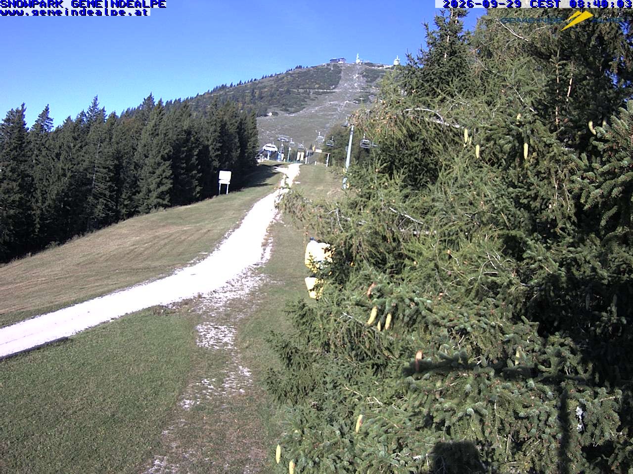 Archiv Foto Webcam Mitterbach - Gemeindealpe Snowpark