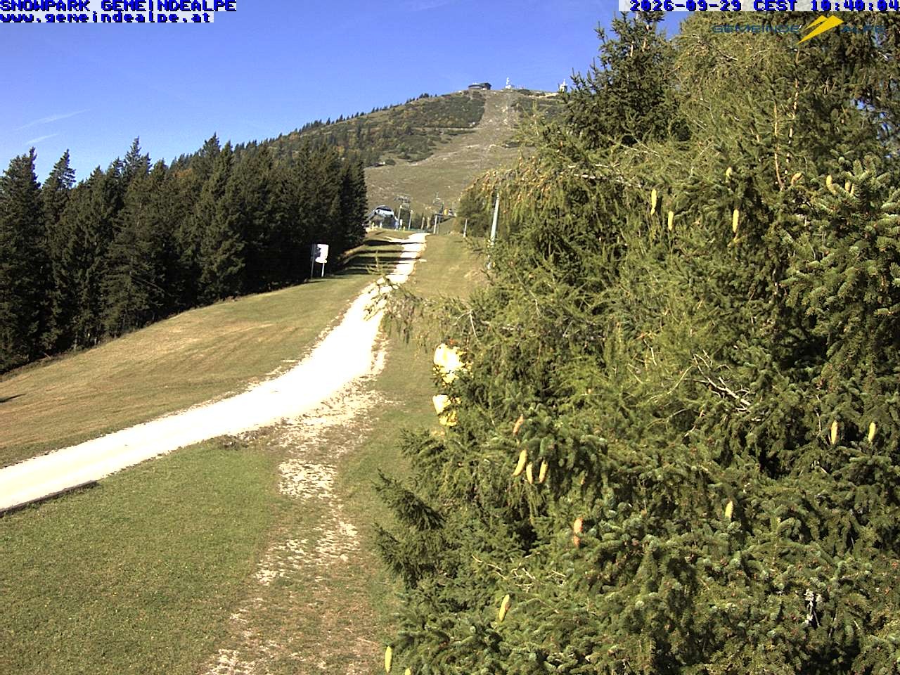 Archiv Foto Webcam Mitterbach - Gemeindealpe Snowpark
