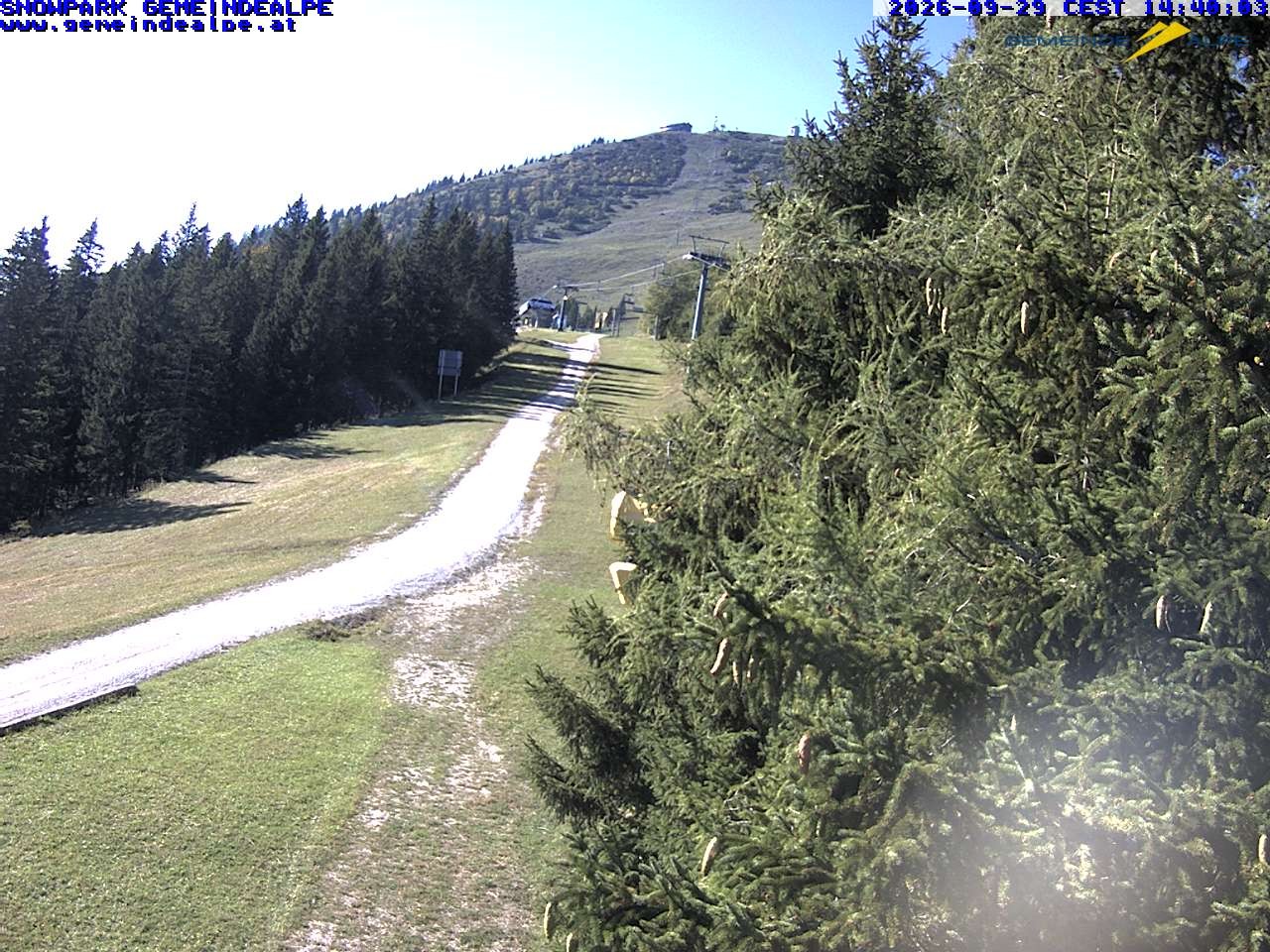 Archiv Foto Webcam Mitterbach - Gemeindealpe Snowpark