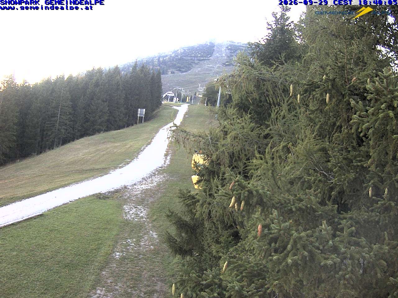 Archiv Foto Webcam Mitterbach - Gemeindealpe Snowpark
