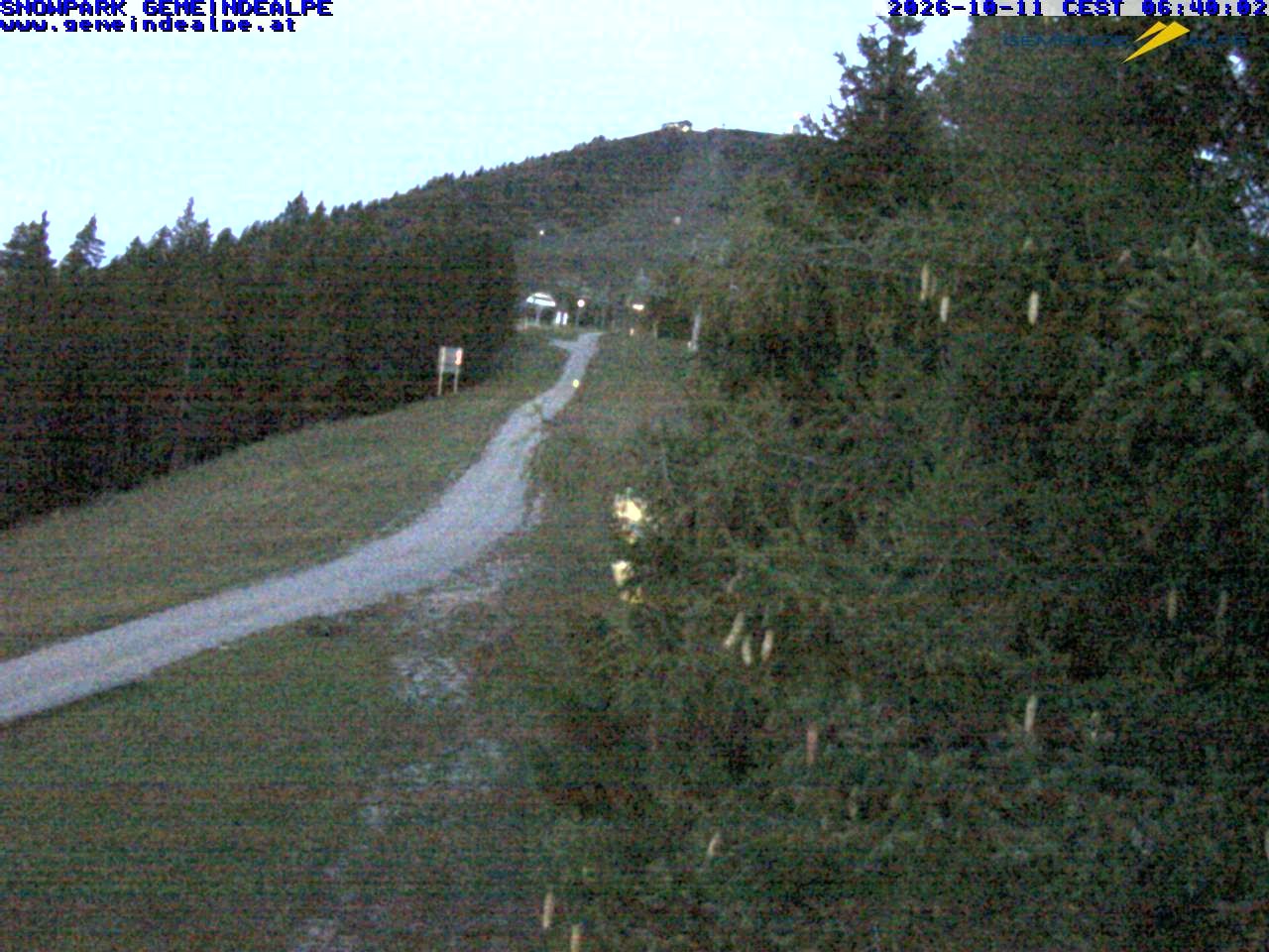 Archiv Foto Webcam Mitterbach - Gemeindealpe Snowpark